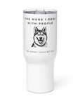 Husky Travel mug with a handle